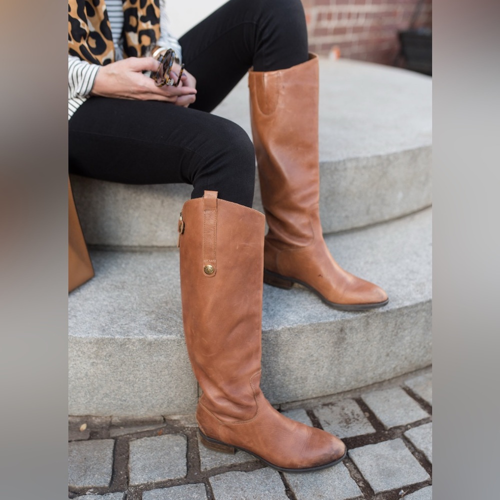 Like New Sam Edelman Penny Leather Riding Boot